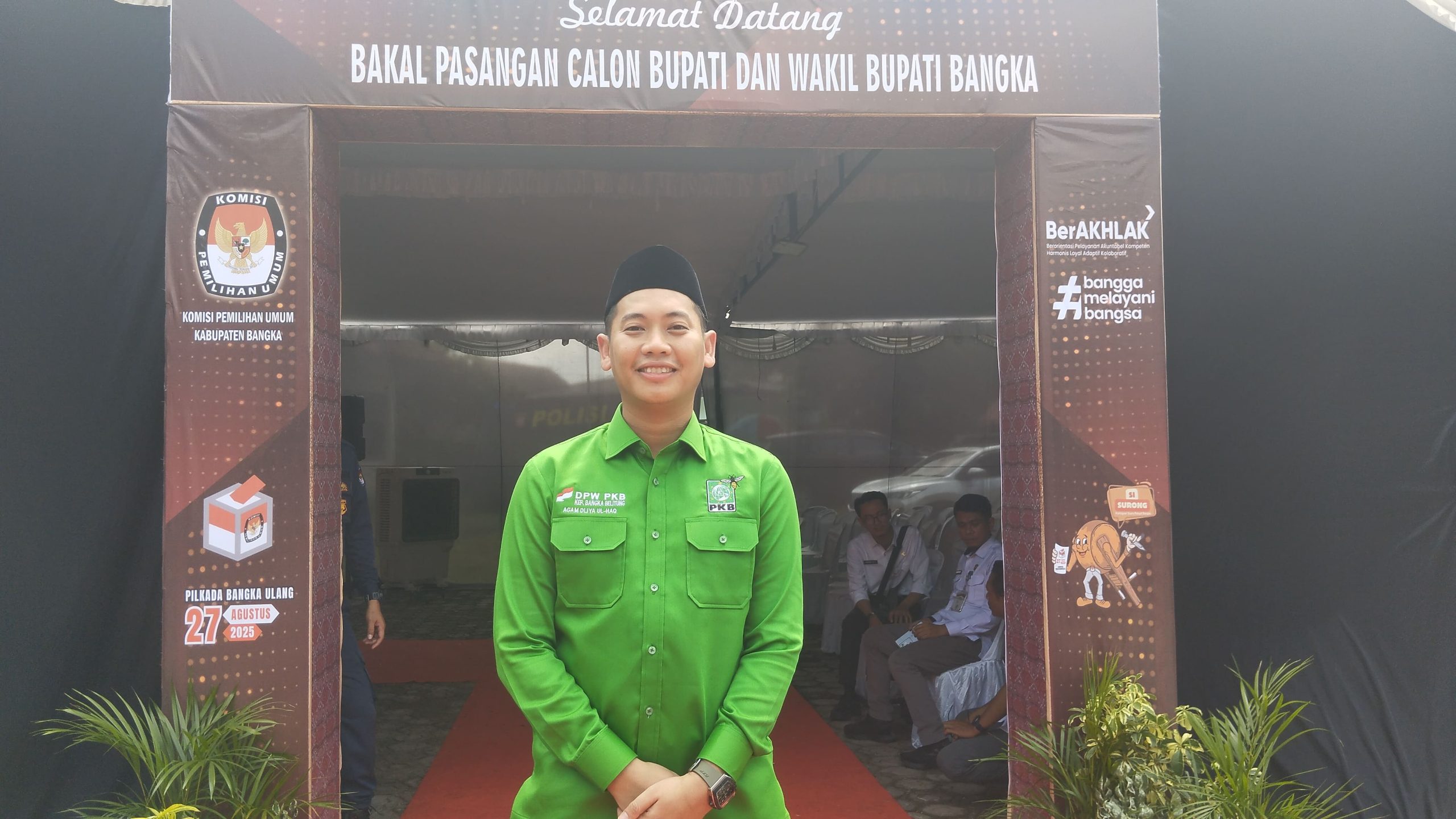 Foto: Sekretaris DPW PKB Babel beberkan usungan Prof. Saparudin dan Dessy Ayutrisana (Dok. RN/Berita-Fakta)