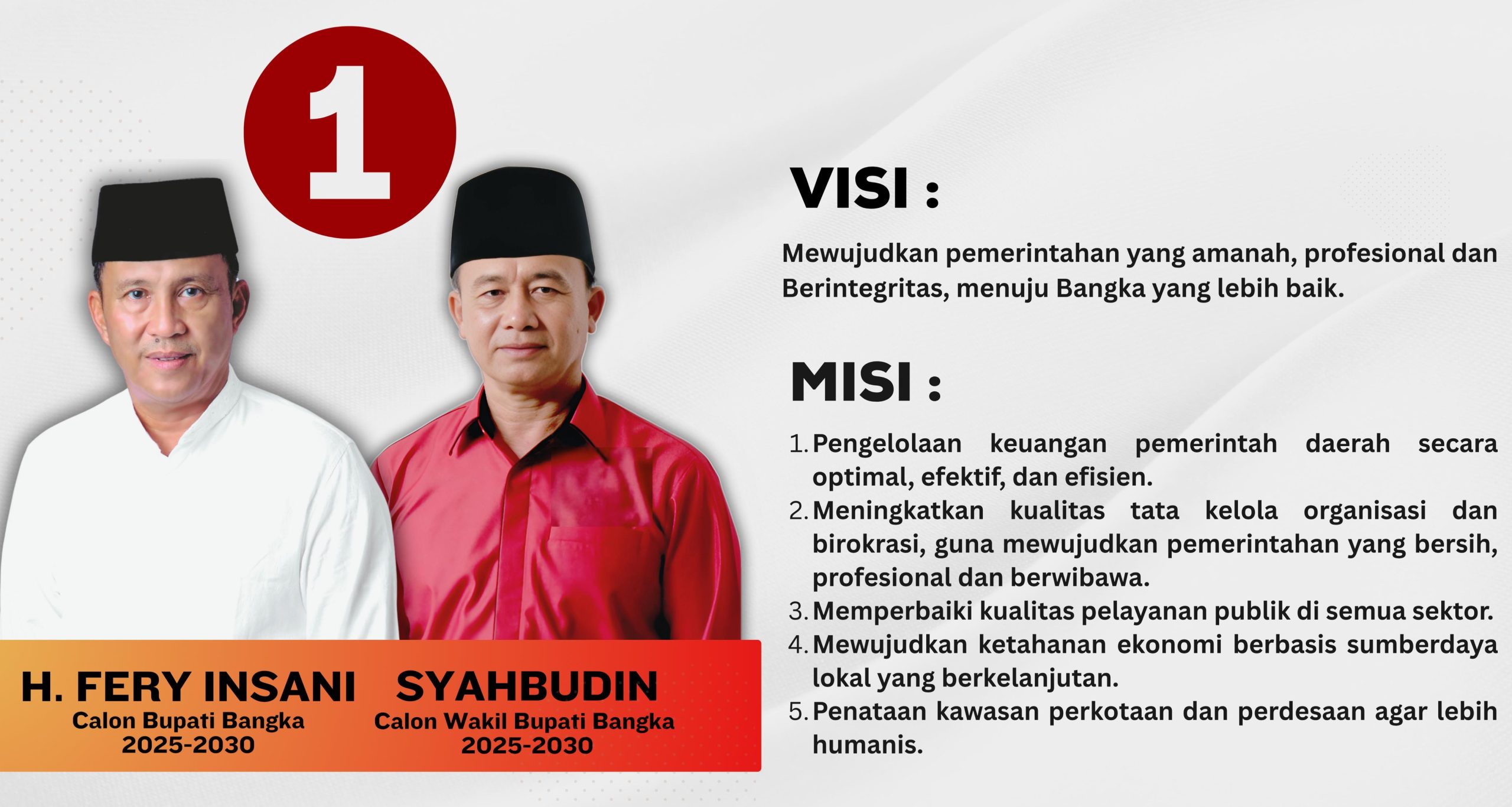 Paslon 1 Iklan Media Cetak dan Online