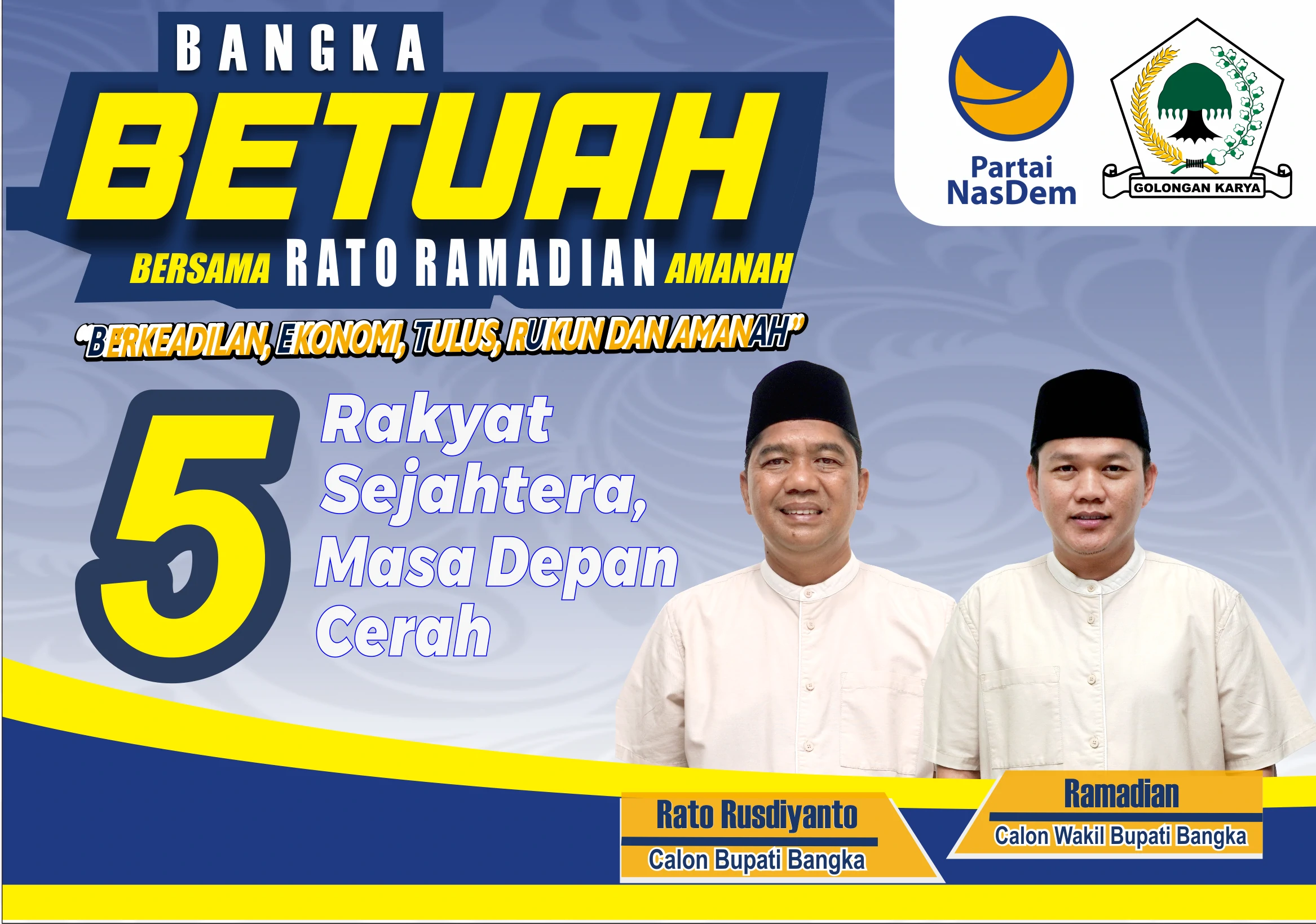 Paslon 5 (Media Online dan Media Cetak)