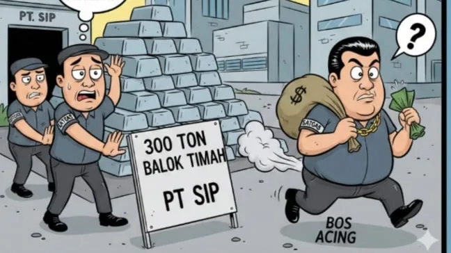 ILUSTRASI Bos Acing terlibat dalam lobying penyembunyian pasir timah oleh Satgas di Smelter SIP (Foto: ist)