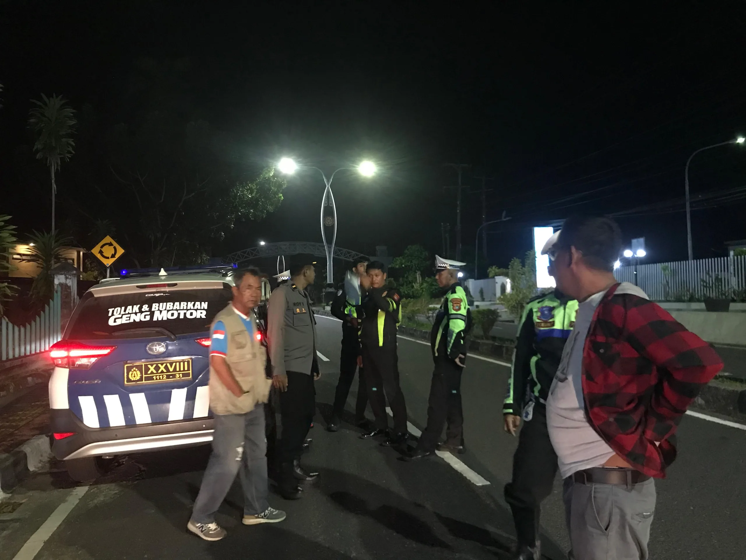 Polres Bangka lakukan giat malam usai dapatkan keluhan dan laporan masyarakat terkait balap liar dan kenalpot berisik (Foto:ist)